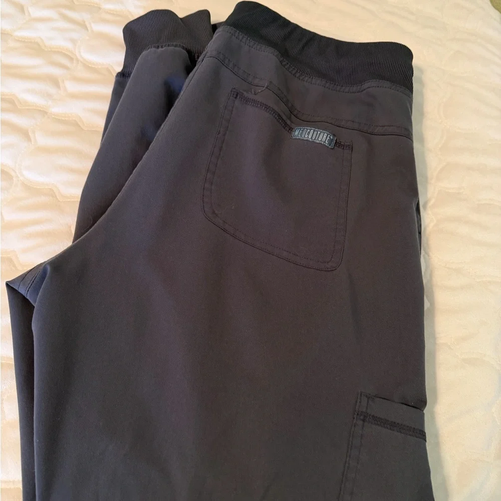 Med Couture women’s Dark Gray Joggers - Picture 1 of 4